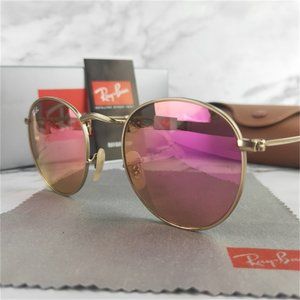 Ray-Ban G-15 Sunglasses Pink Copper Flash RB3447♫♫♫